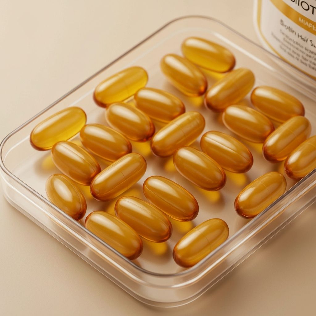 Illustration of hair follicles affected by Telogen Effluvium.